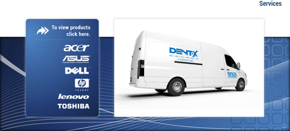 See Our Products | NACS Delivery | Dent-X Delivery Truck | For Business